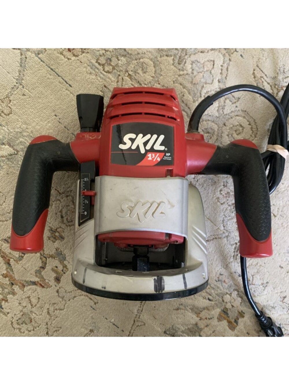 SKIL 1-3/4 HP Router Electric Woodworking Handheld Power Tool Tested Works
